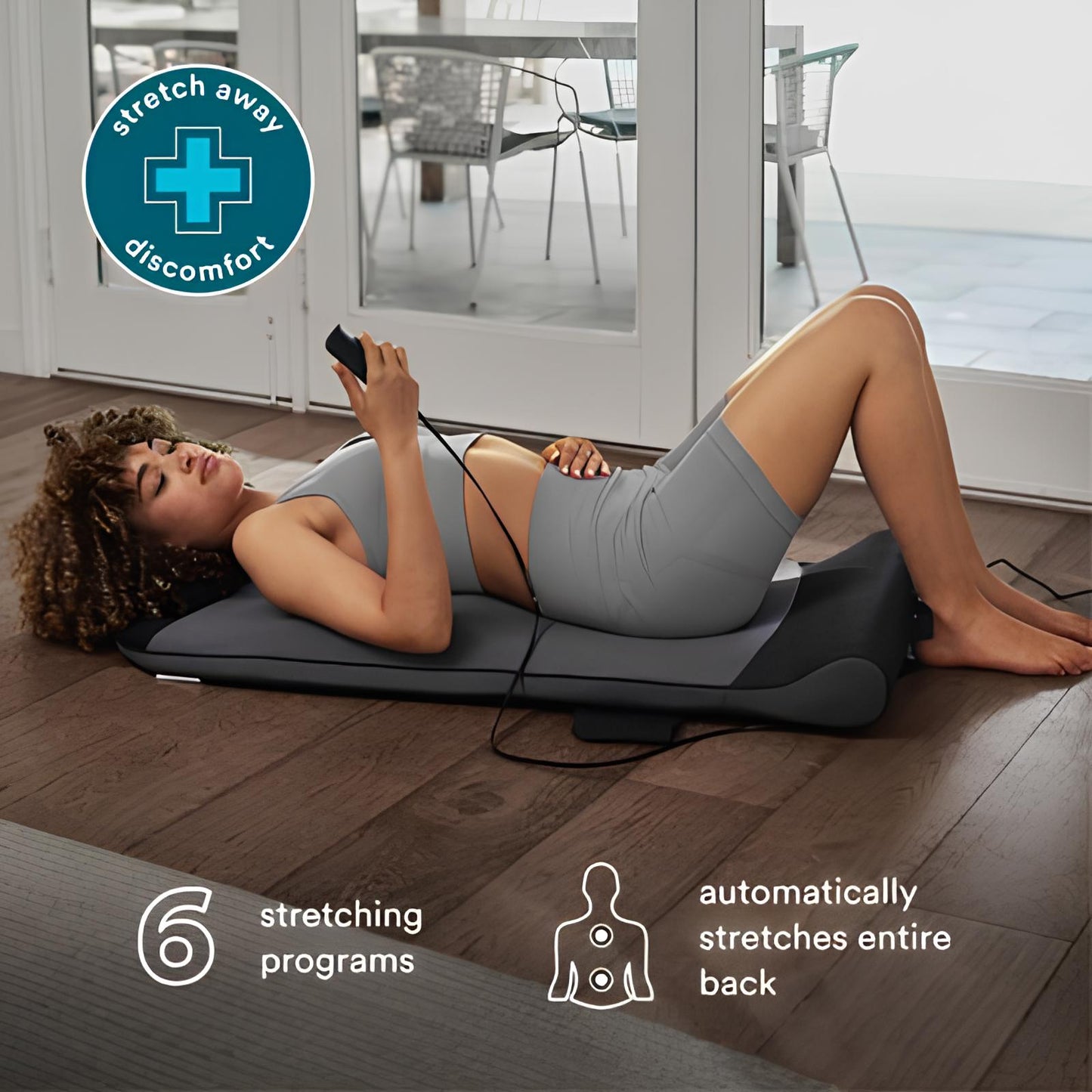 Air Compression Back Stretching Mat with 8 Programs