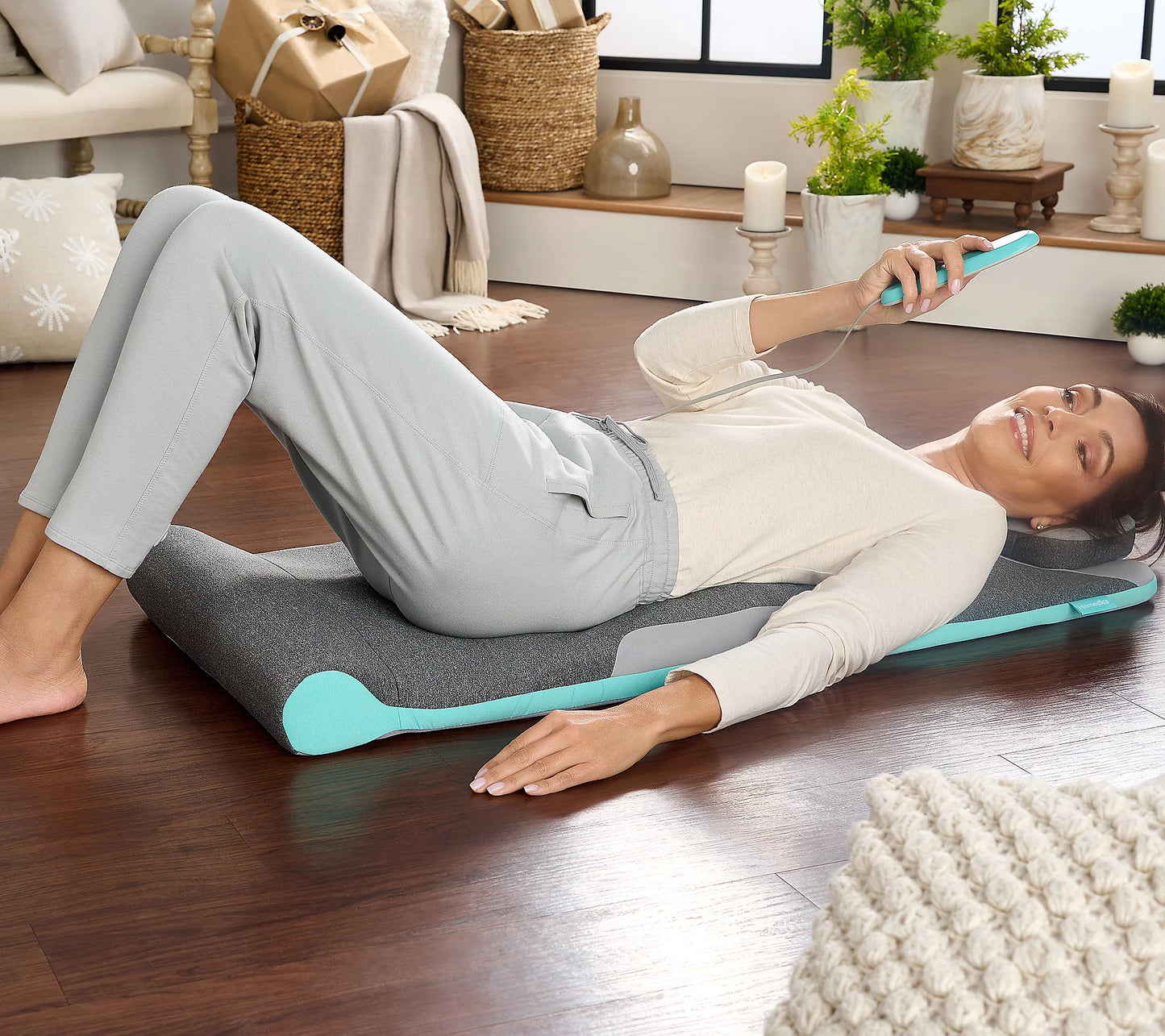 Air Compression Back Stretching Mat with 8 Programs
