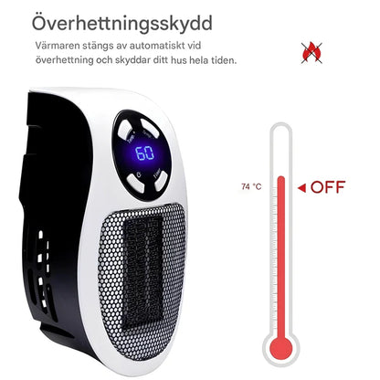 LUMIVA™ Ember | Smart Plug-In Personal Heater with Remote