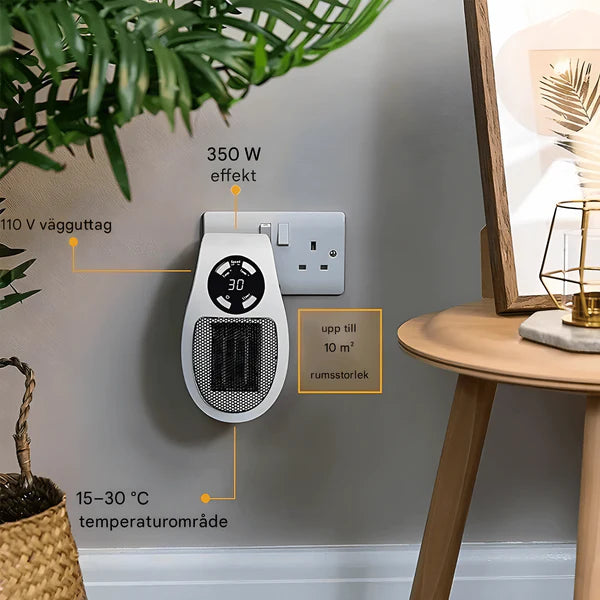 LUMIVA™ Ember | Smart Plug-In Personal Heater with Remote