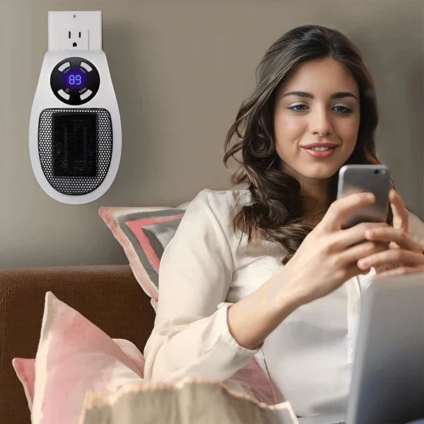 LUMIVA™ Ember | Smart Plug-In Personal Heater with Remote