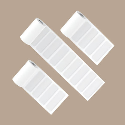 PoooliPaper White Sticky Labels 3 Rolls