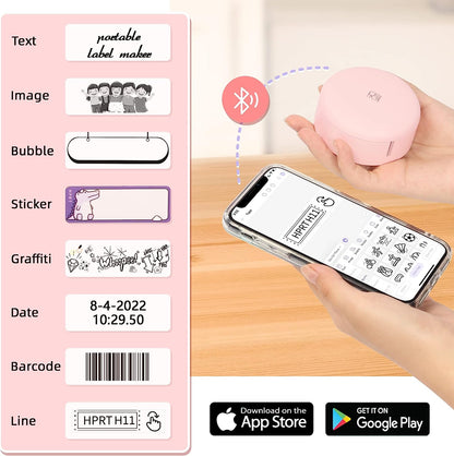 PoooliPrint Label Printer + 5 FREE Label Rolls ✨