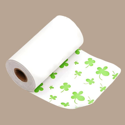 PoooliCreators Clover Leaves Sticky Paper 3 Rolls