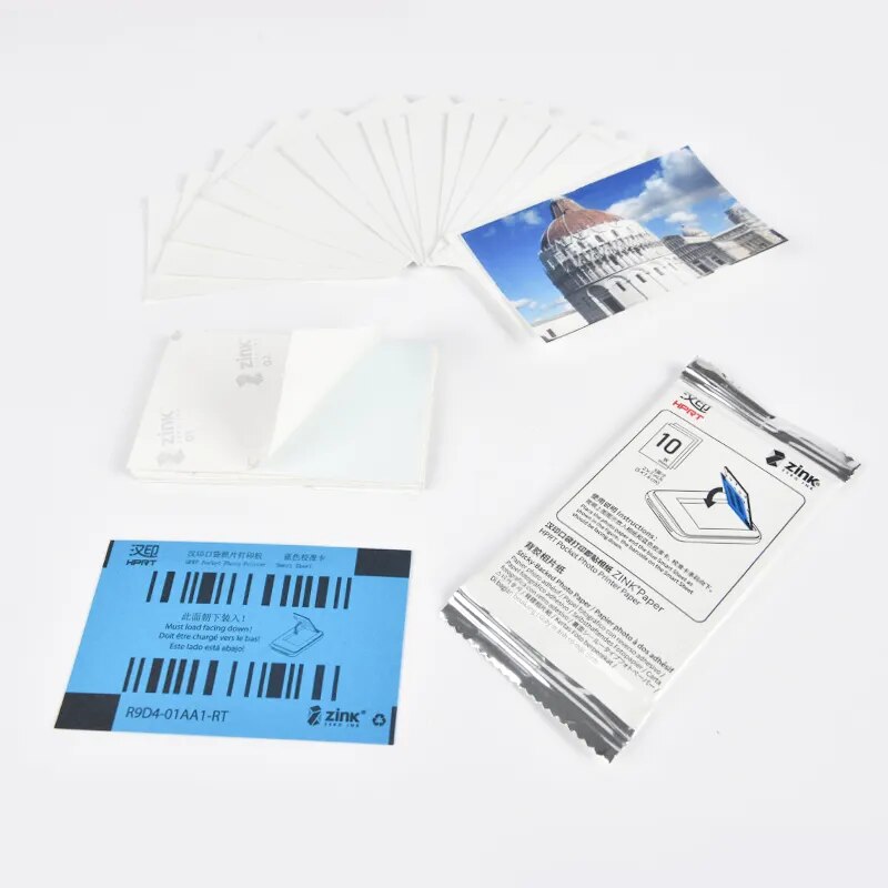 Pack of 10-50 Sticky Photos Paper for Color Printer or Z1