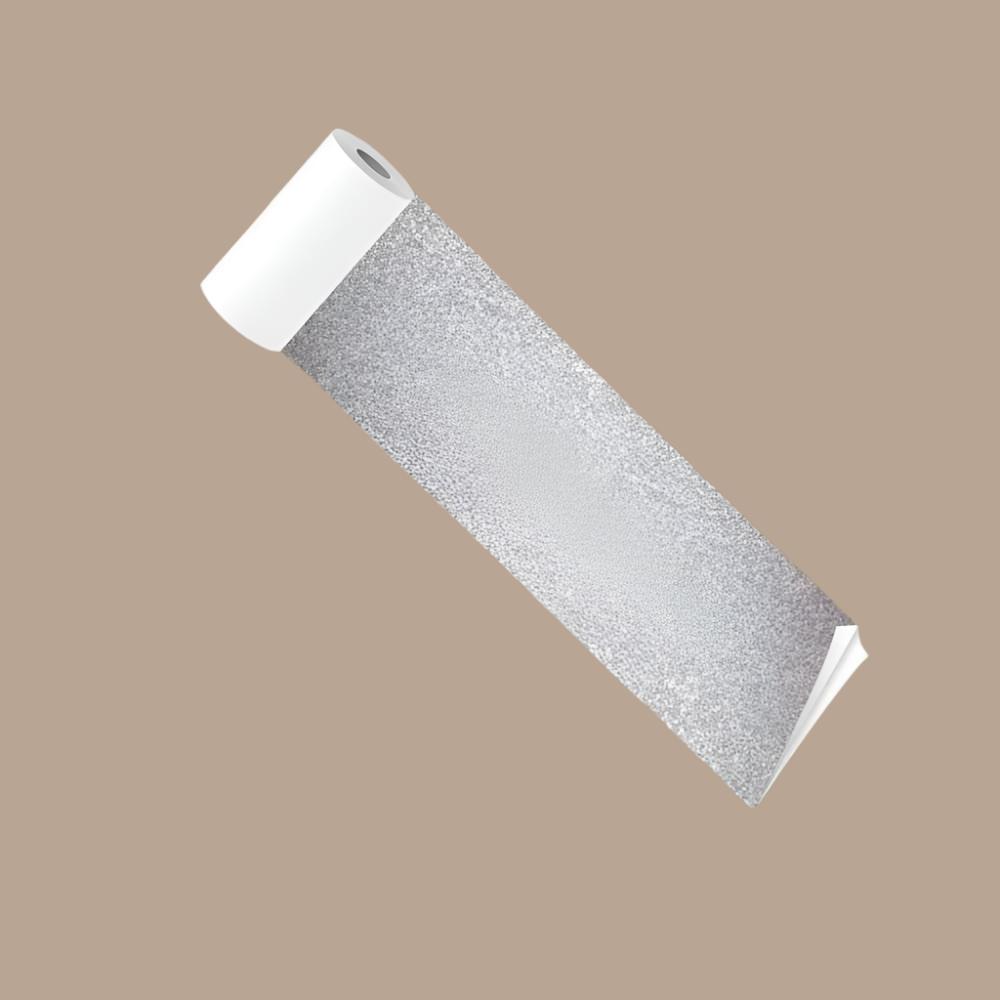 PoooliCreators Sticky Silver Paper 1 Roll (or 3 Rolls)