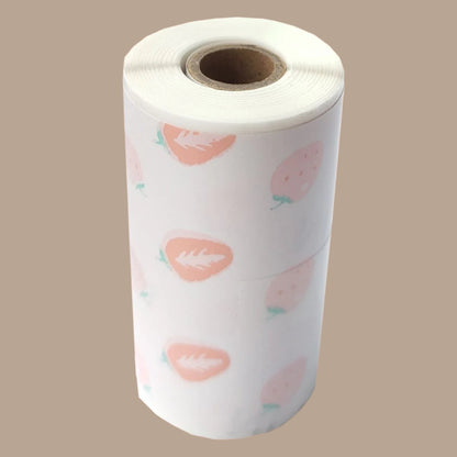 PoooliCreators Strawberries Sticky Paper 3 Rolls