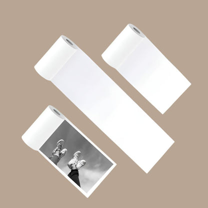 PoooliPaper White Special Photo Paper (Sticky or Regular) (3 or 6 Rolls)